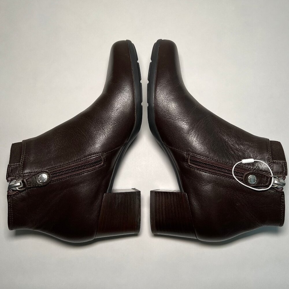 NWOT Geox Respira Leather Ankle Boots — D Annya M. A - Nappa D745VA - Picture 3 of 10